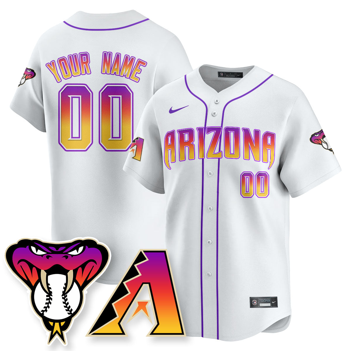 Arizona Diamondbacks 2025 City Connect Concept Custom Jersey - All Stitched