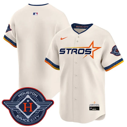 Houston Astros 2025 City Connect Vapor Limited Jersey - All Stitched