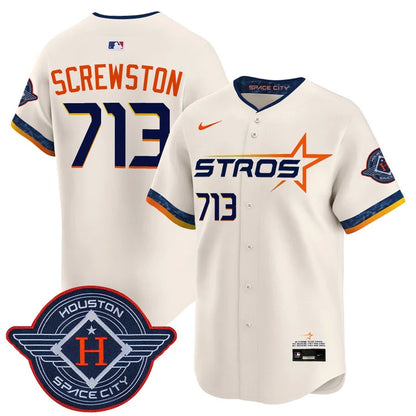 Houston Astros 2025 City Connect Vapor Limited Jersey - All Stitched