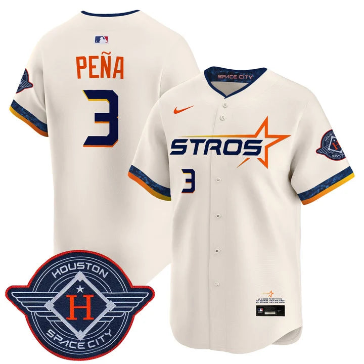 Houston Astros 2025 City Connect Vapor Limited Jersey - All Stitched