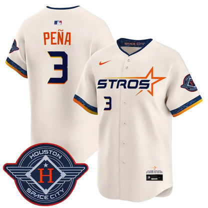 Houston Astros 2025 City Connect Vapor Limited Jersey - All Stitched
