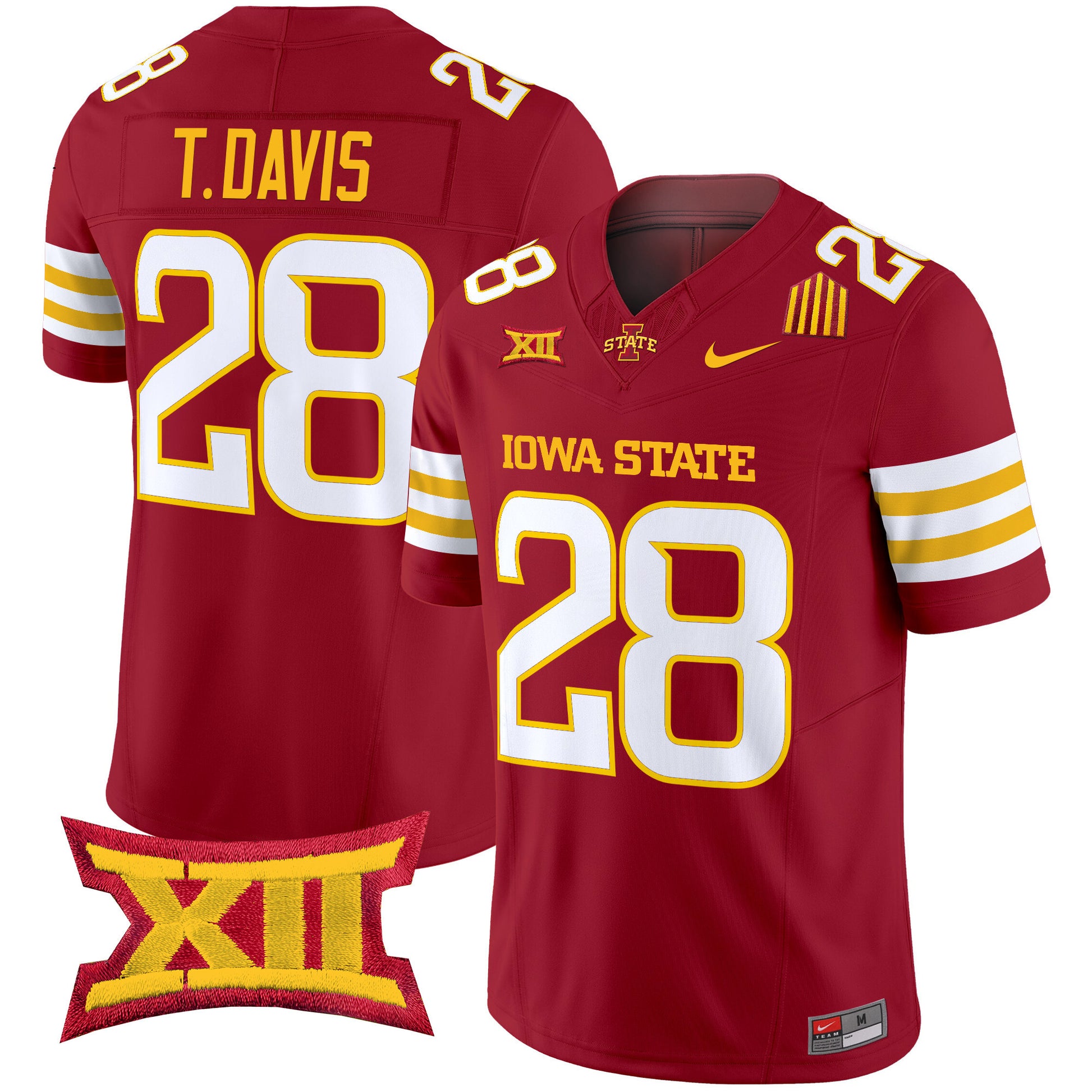 Men's Iowa State Cyclones 2025 Vapor Limited Jersey - All Stitched