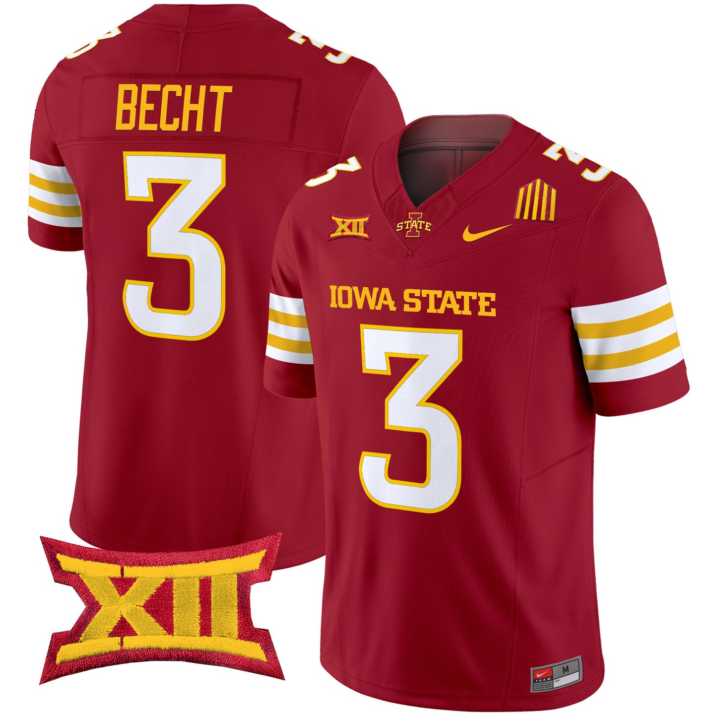Men's Iowa State Cyclones 2025 Vapor Limited Jersey - All Stitched
