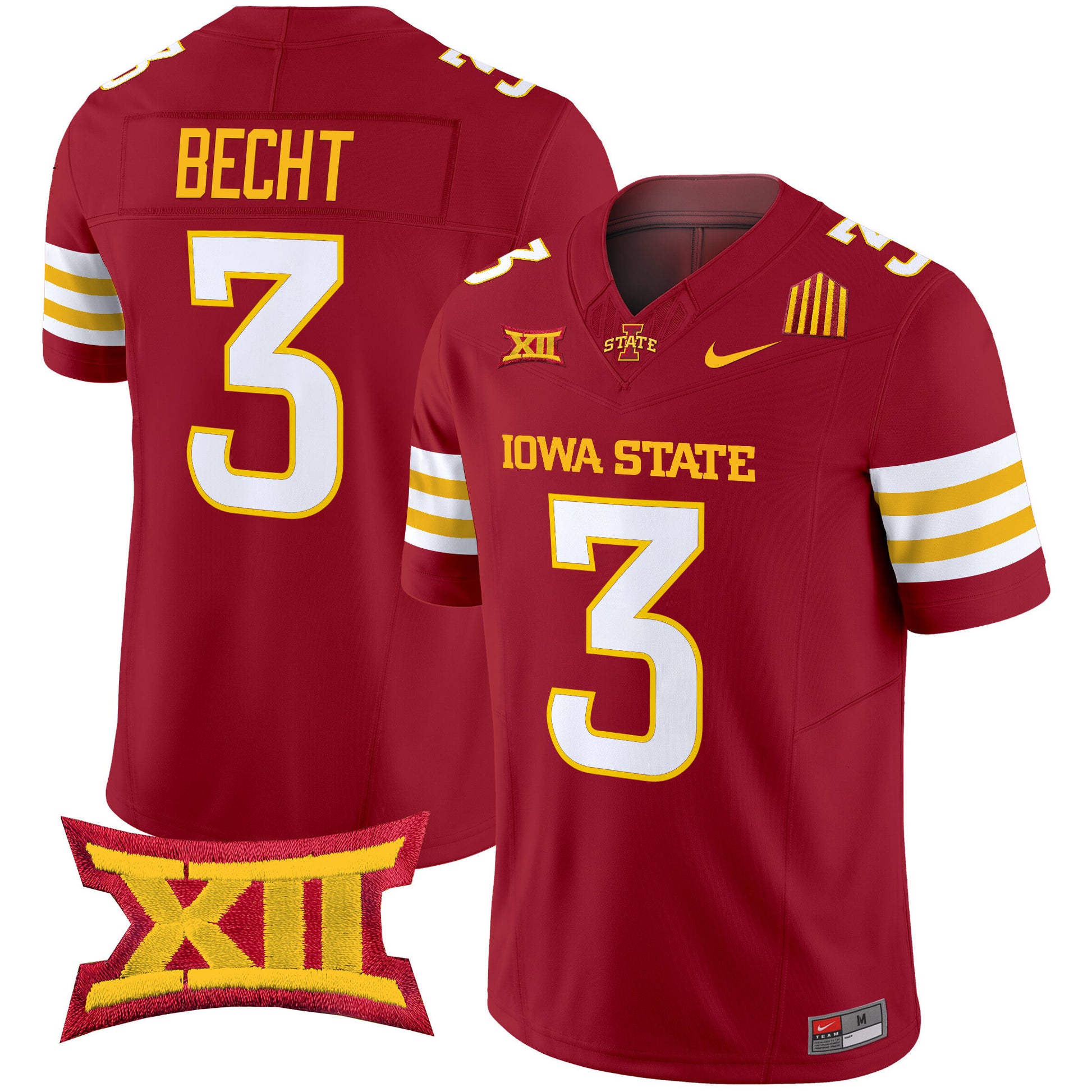 Men's Iowa State Cyclones 2025 Vapor Limited Jersey - All Stitched
