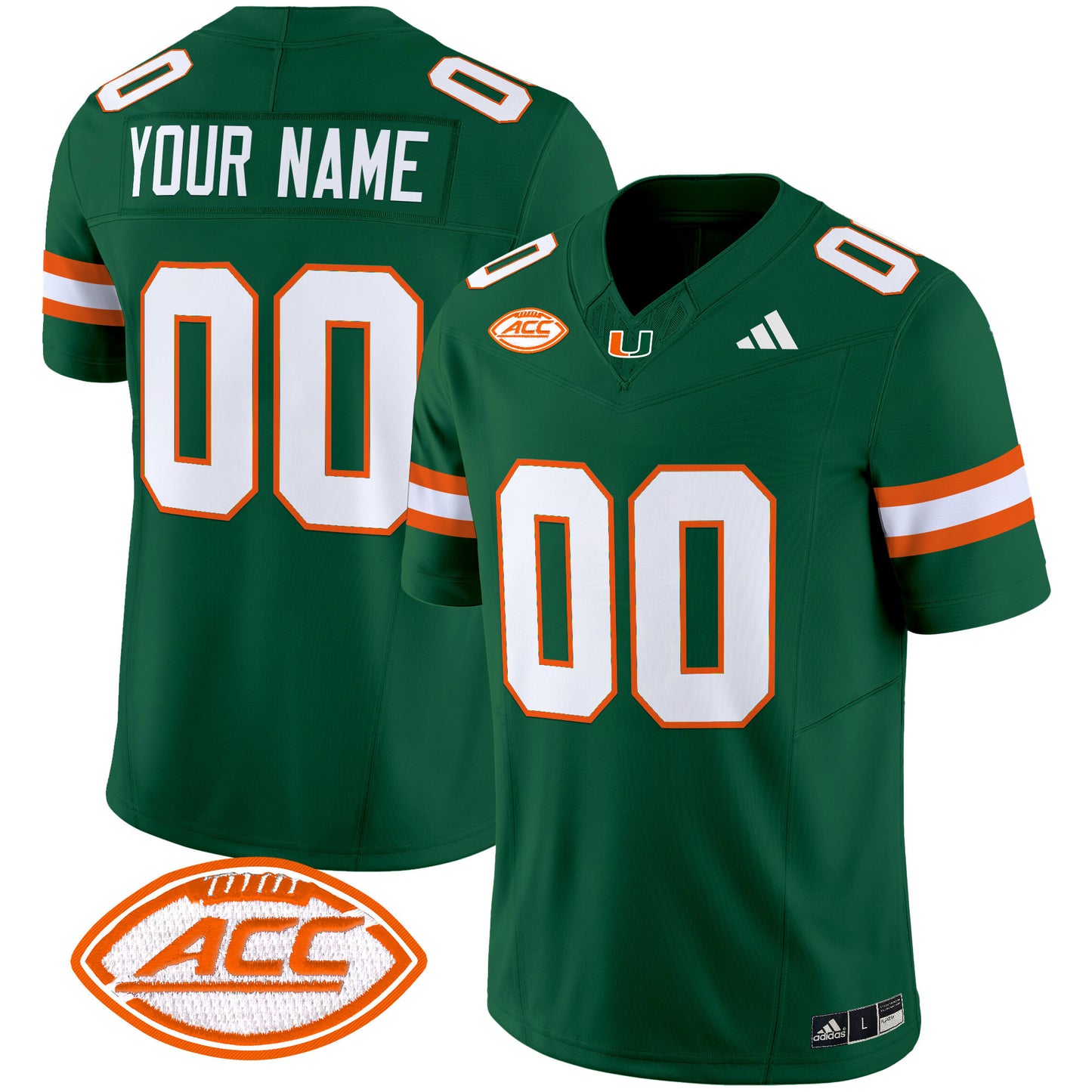 Miami Hurricanes 2025 Vapor Limited Custom Jersey - All Stitched