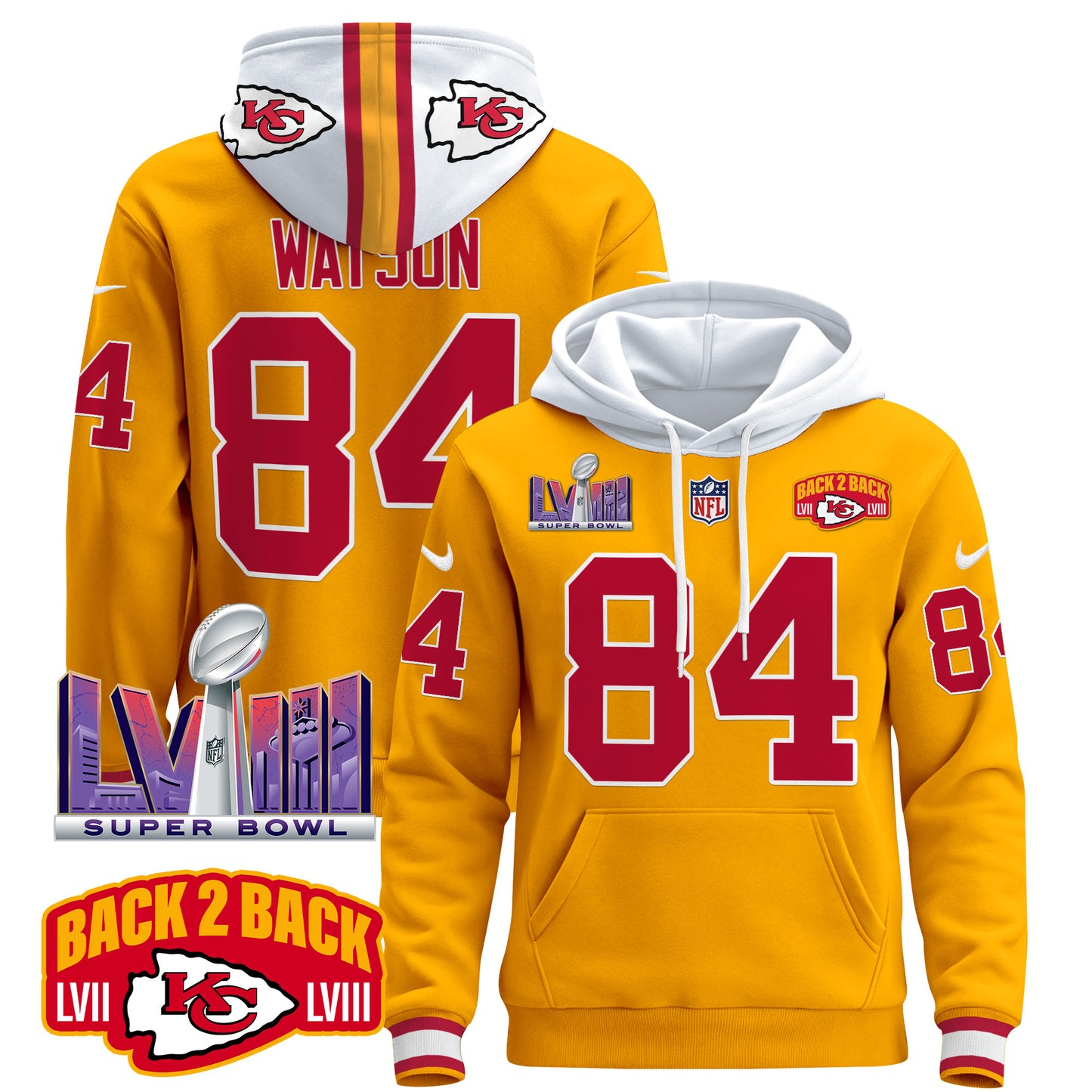 Kansas City Chiefs 2024 Pullover Hoodie