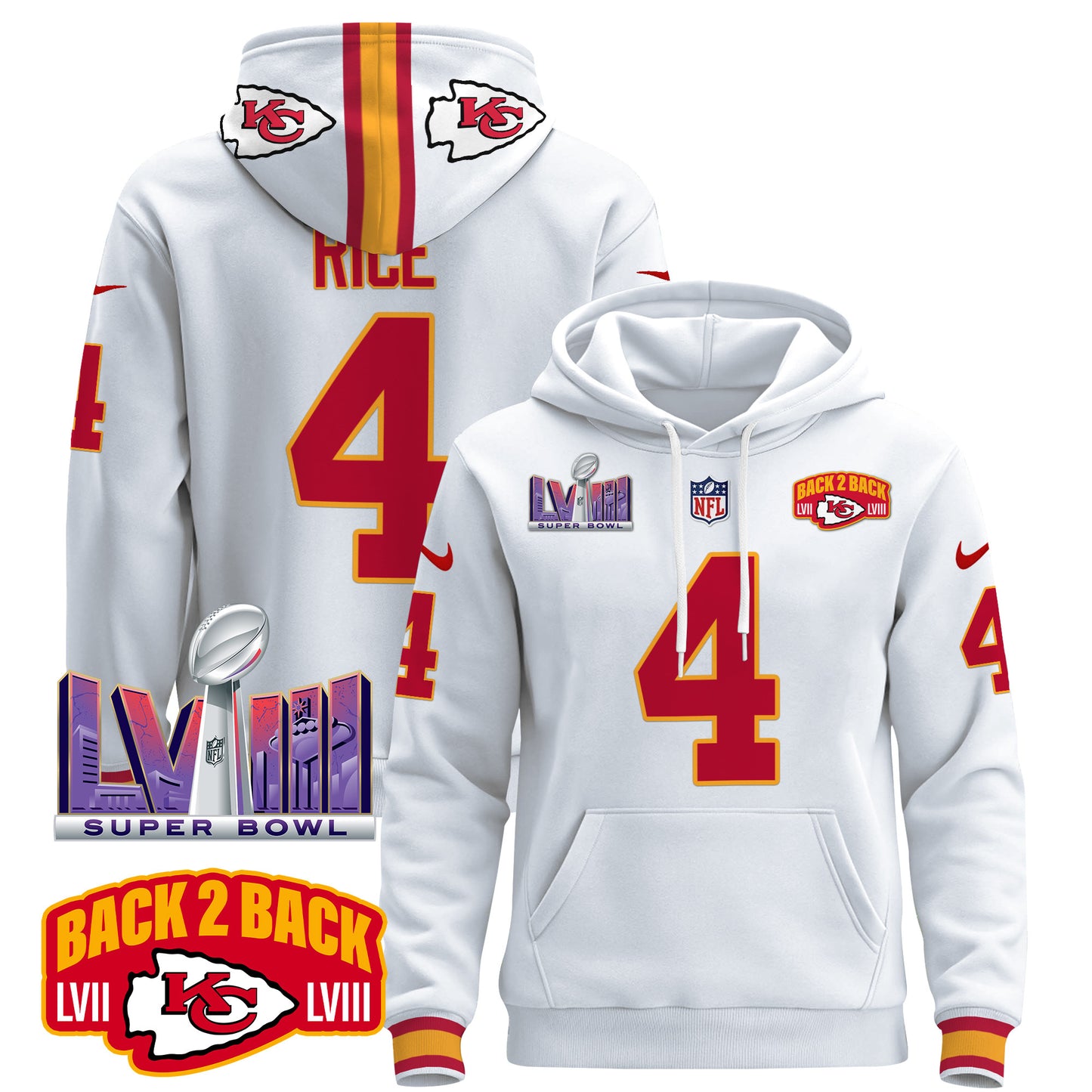 Kansas City Chiefs 2024 Pullover Hoodie