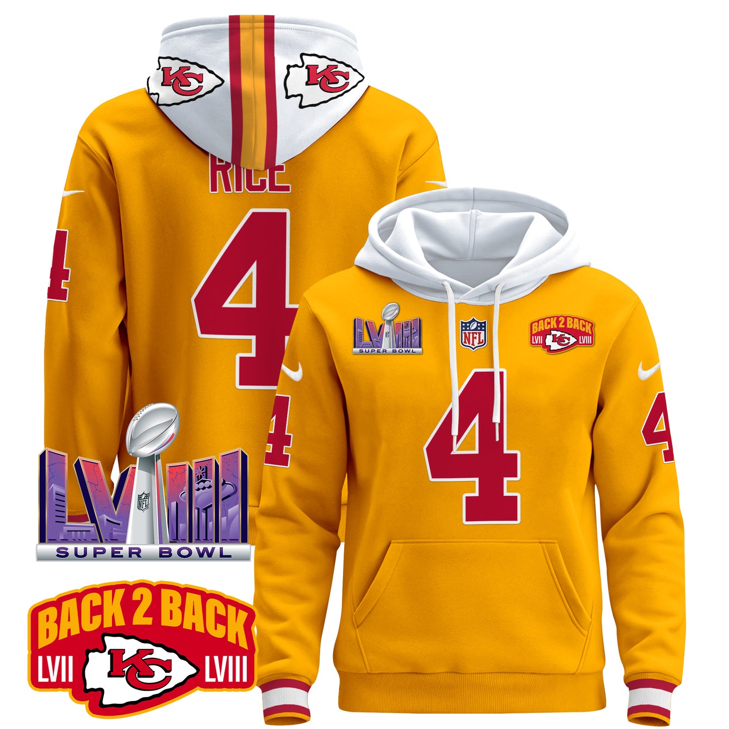 Kansas City Chiefs 2024 Pullover Hoodie