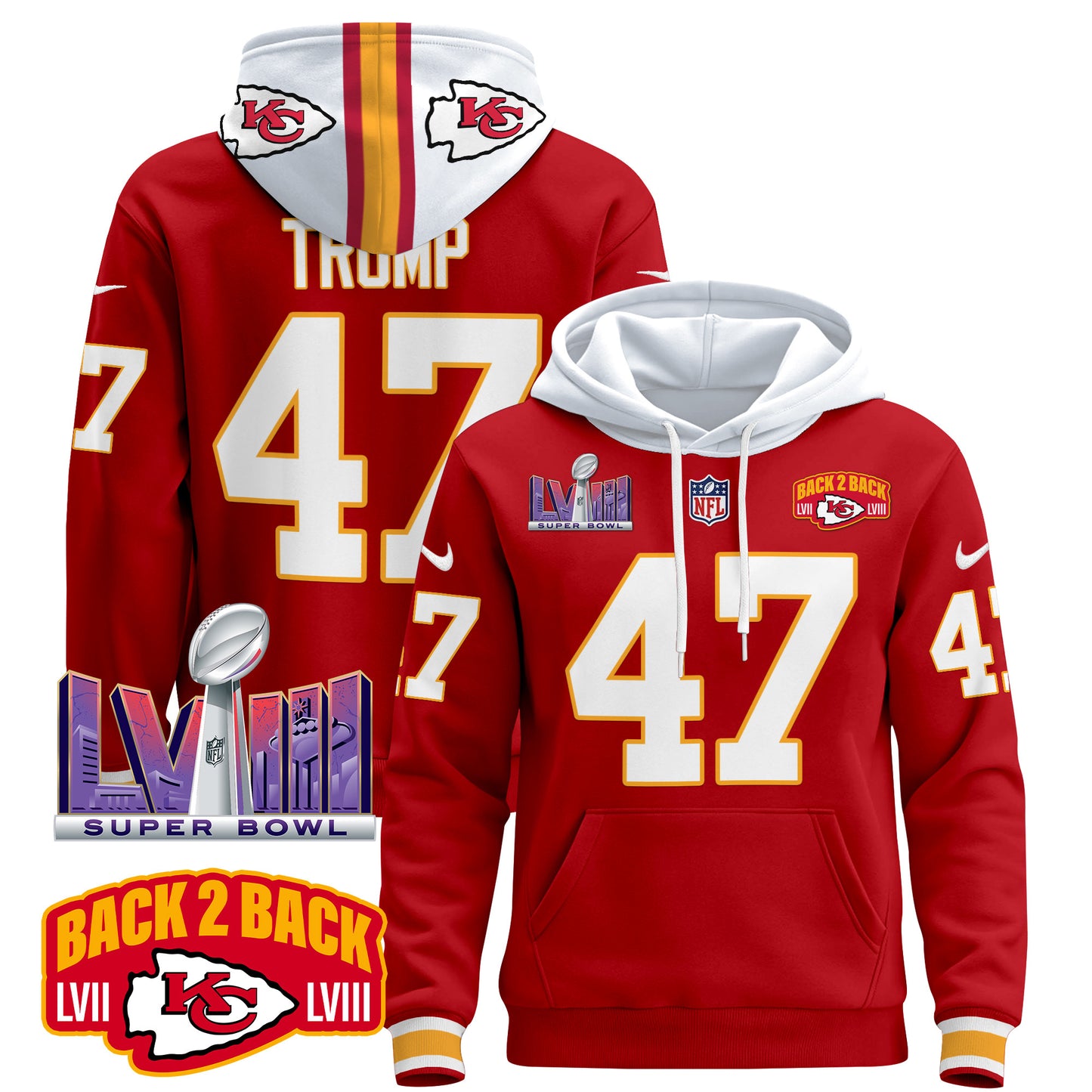 Kansas City Chiefs 2024 Pullover Hoodie