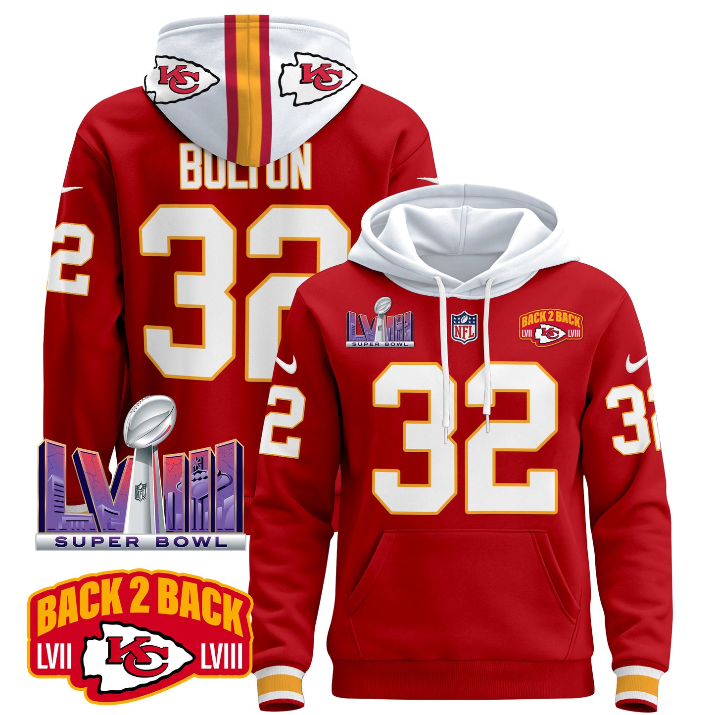 Kansas City Chiefs 2024 Pullover Hoodie