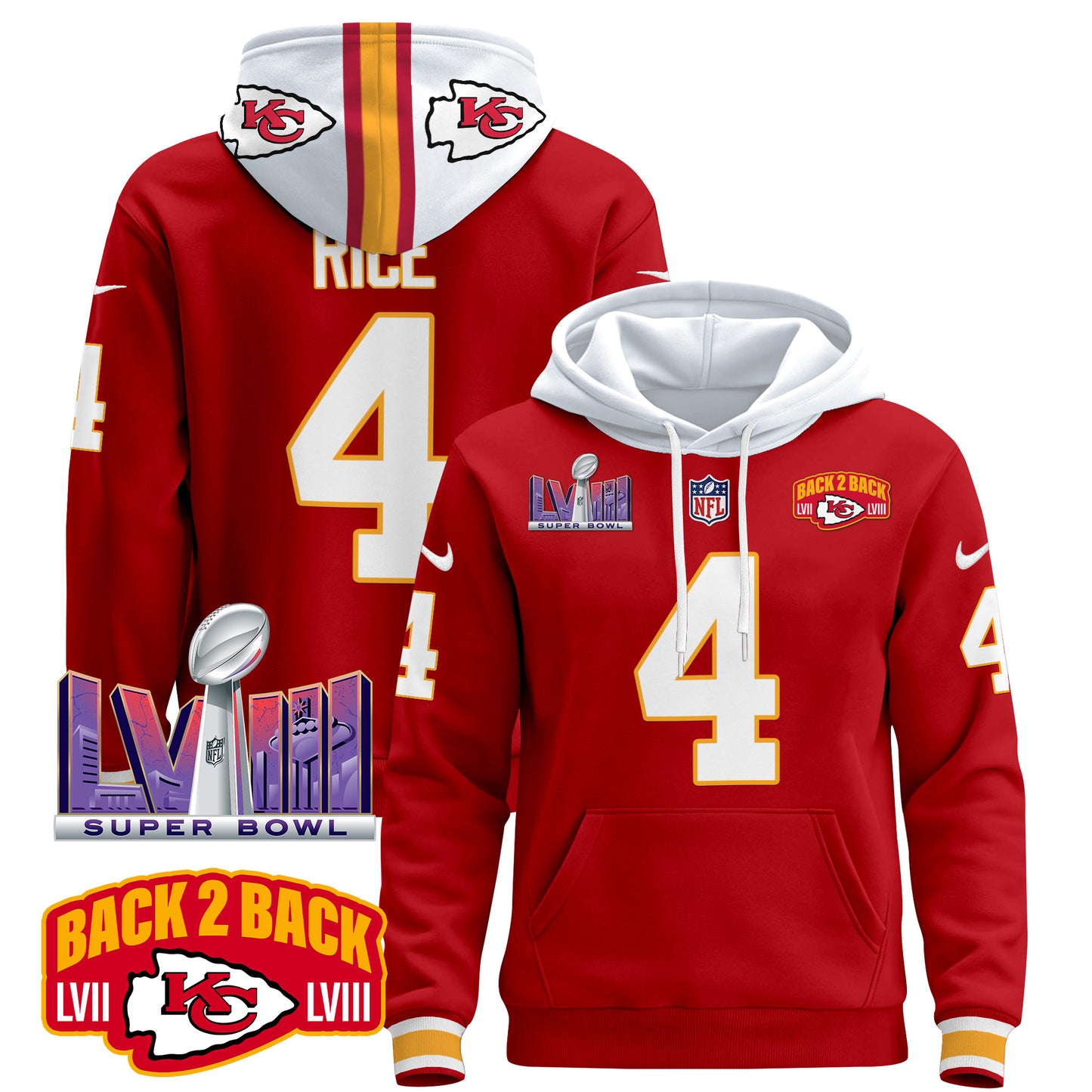 Kansas City Chiefs 2024 Pullover Hoodie