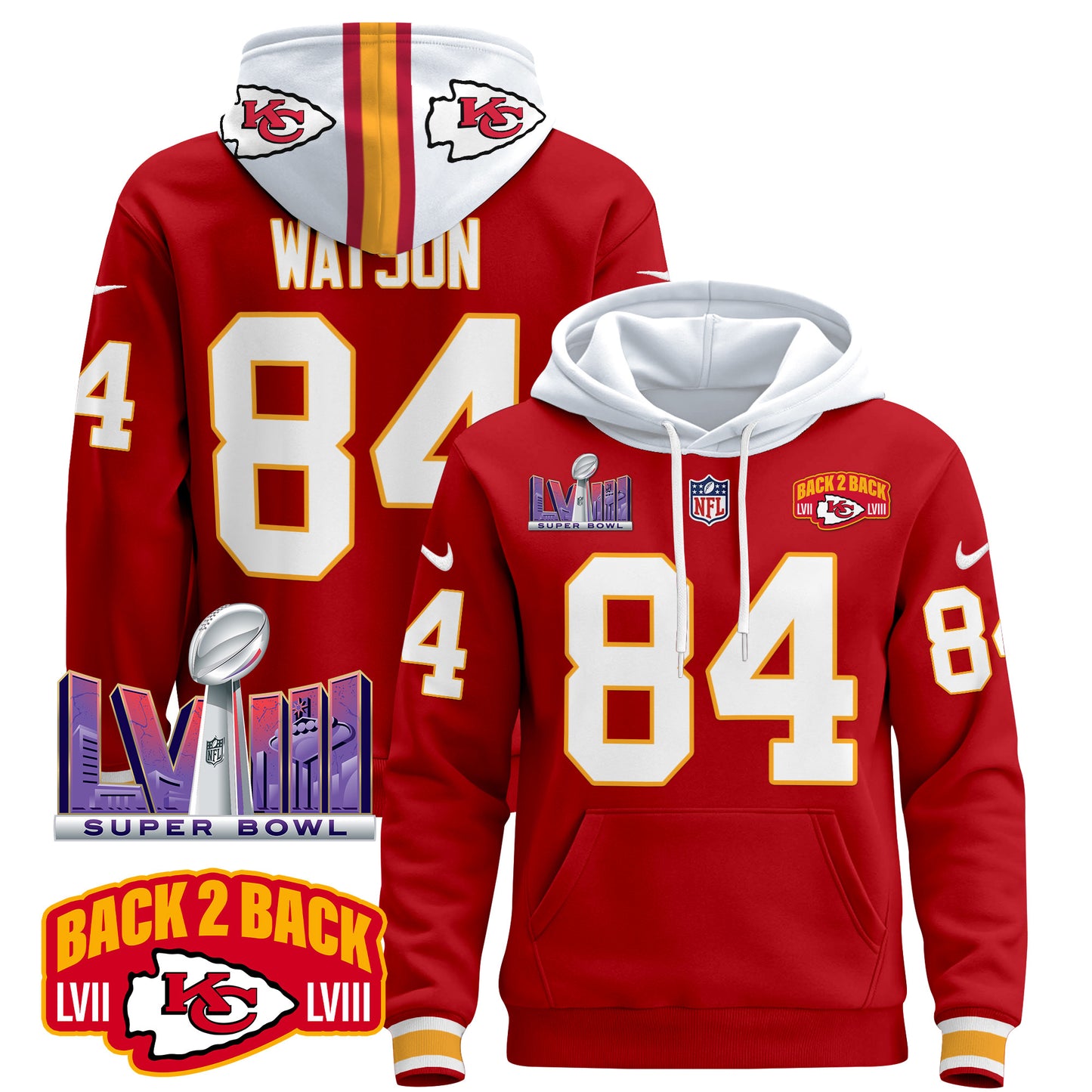Kansas City Chiefs 2024 Pullover Hoodie