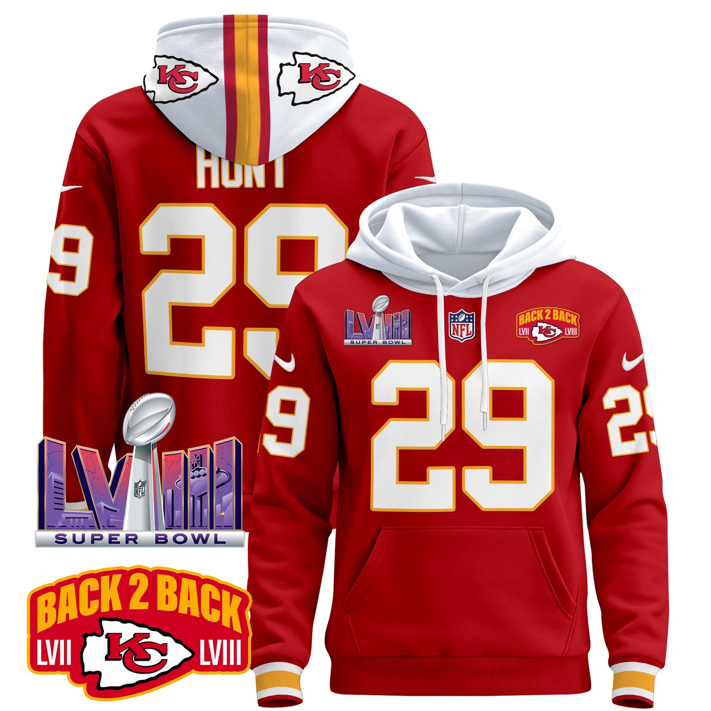 Kansas City Chiefs 2024 Pullover Hoodie