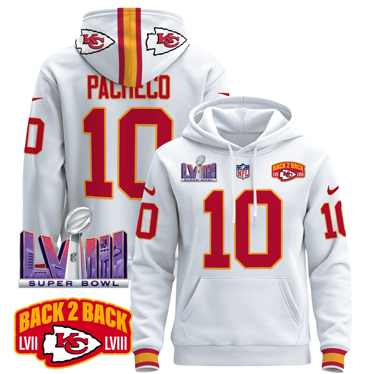 Kansas City Chiefs 2024 Pullover Hoodie