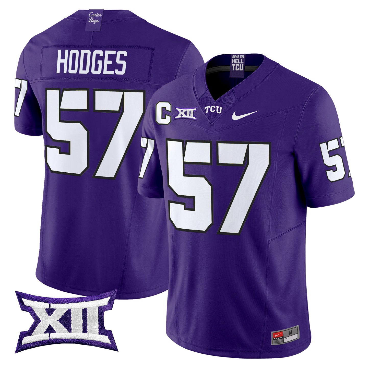 TCU Horned Frogs 2024 Vapor Limited Jersey - All stitched