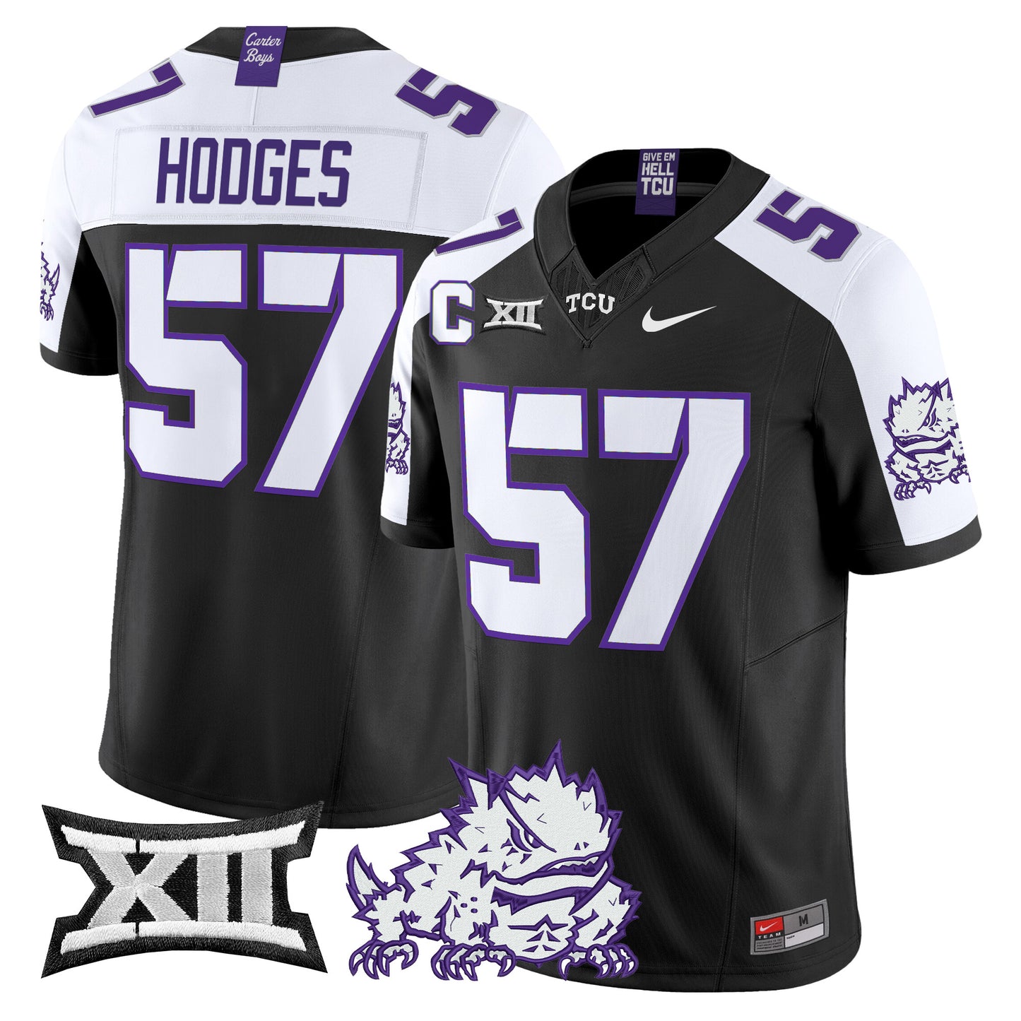 TCU Horned Frogs 2024 Vapor Limited Jersey - All stitched