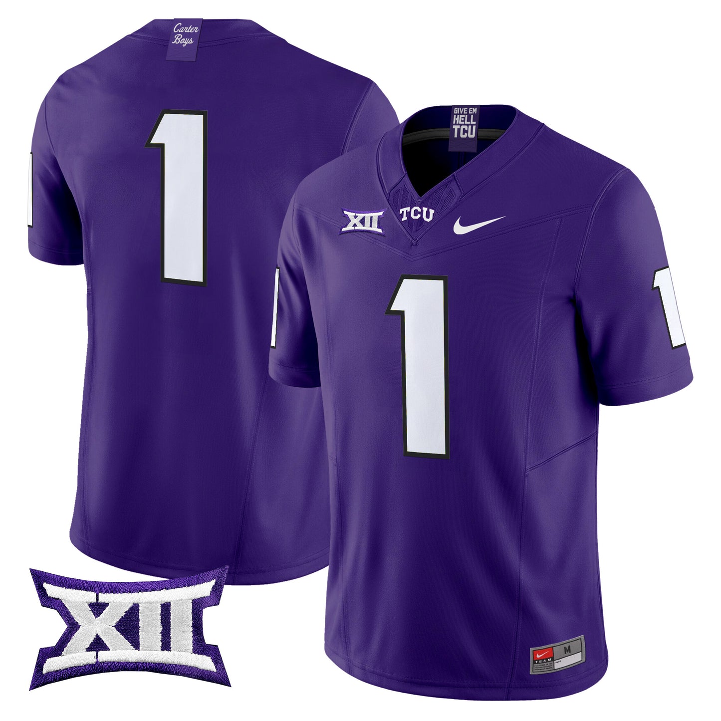 TCU Horned Frogs 2024 Vapor Limited Jersey - All stitched
