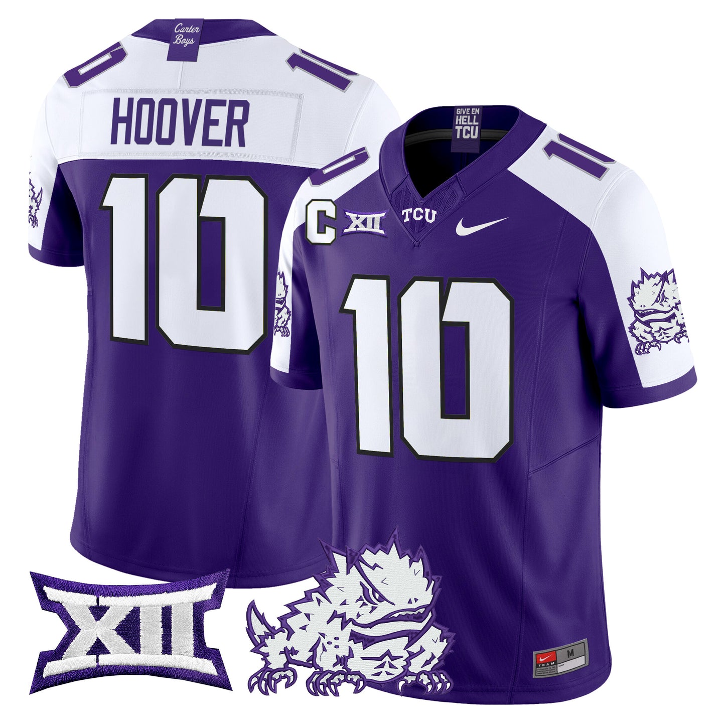 TCU Horned Frogs 2024 Vapor Limited Jersey - All stitched