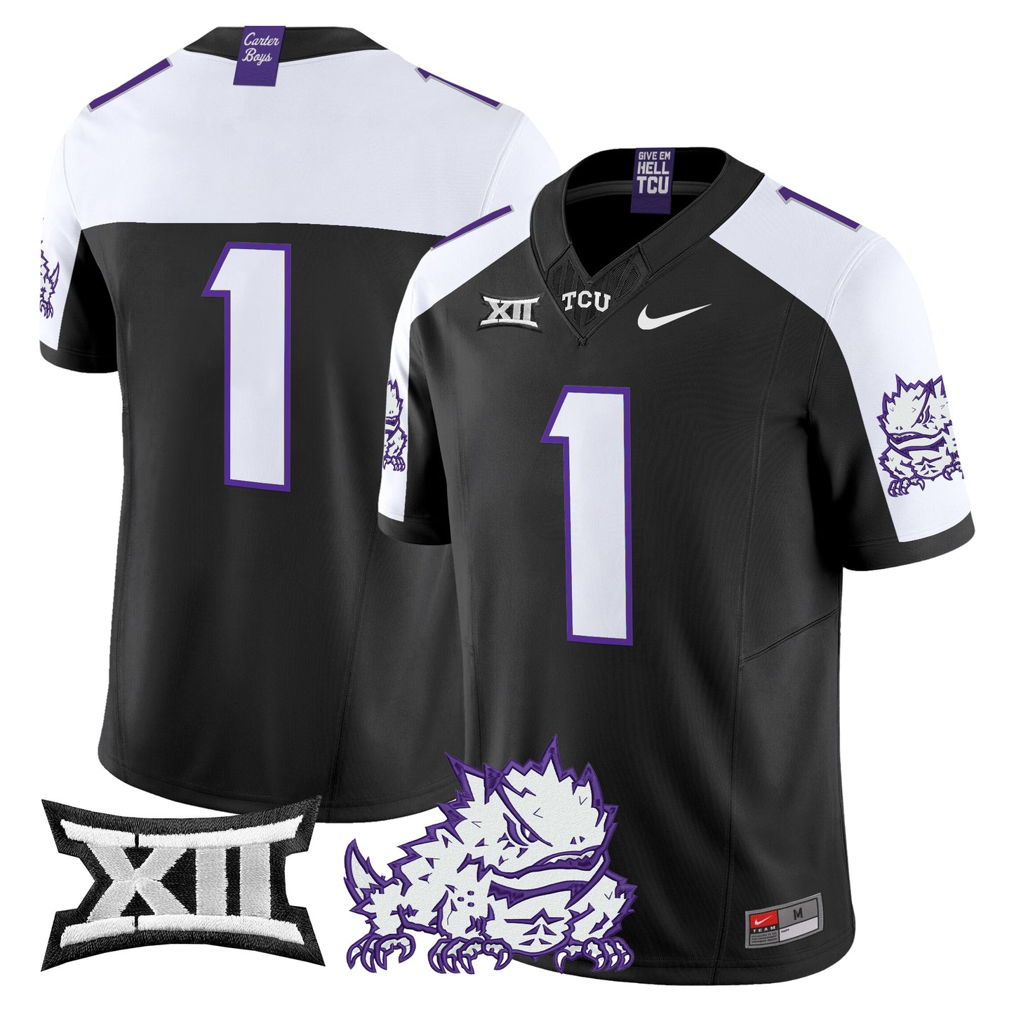 TCU Horned Frogs 2024 Vapor Limited Jersey - All stitched