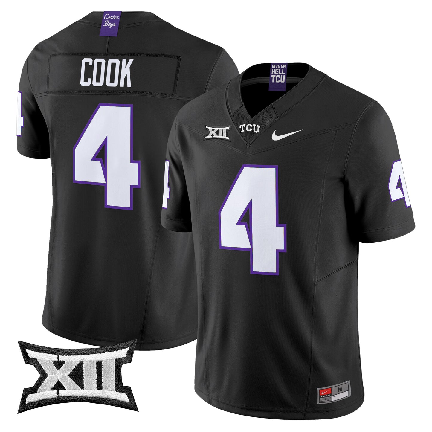 TCU Horned Frogs 2024 Vapor Limited Jersey - All stitched