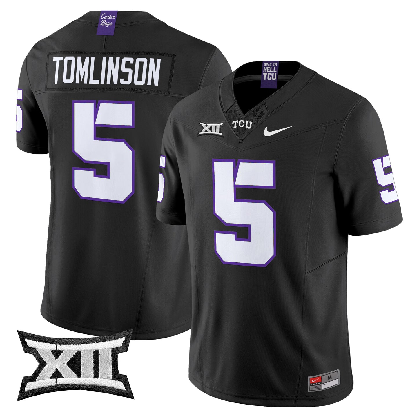 TCU Horned Frogs 2024 Vapor Limited Jersey - All stitched