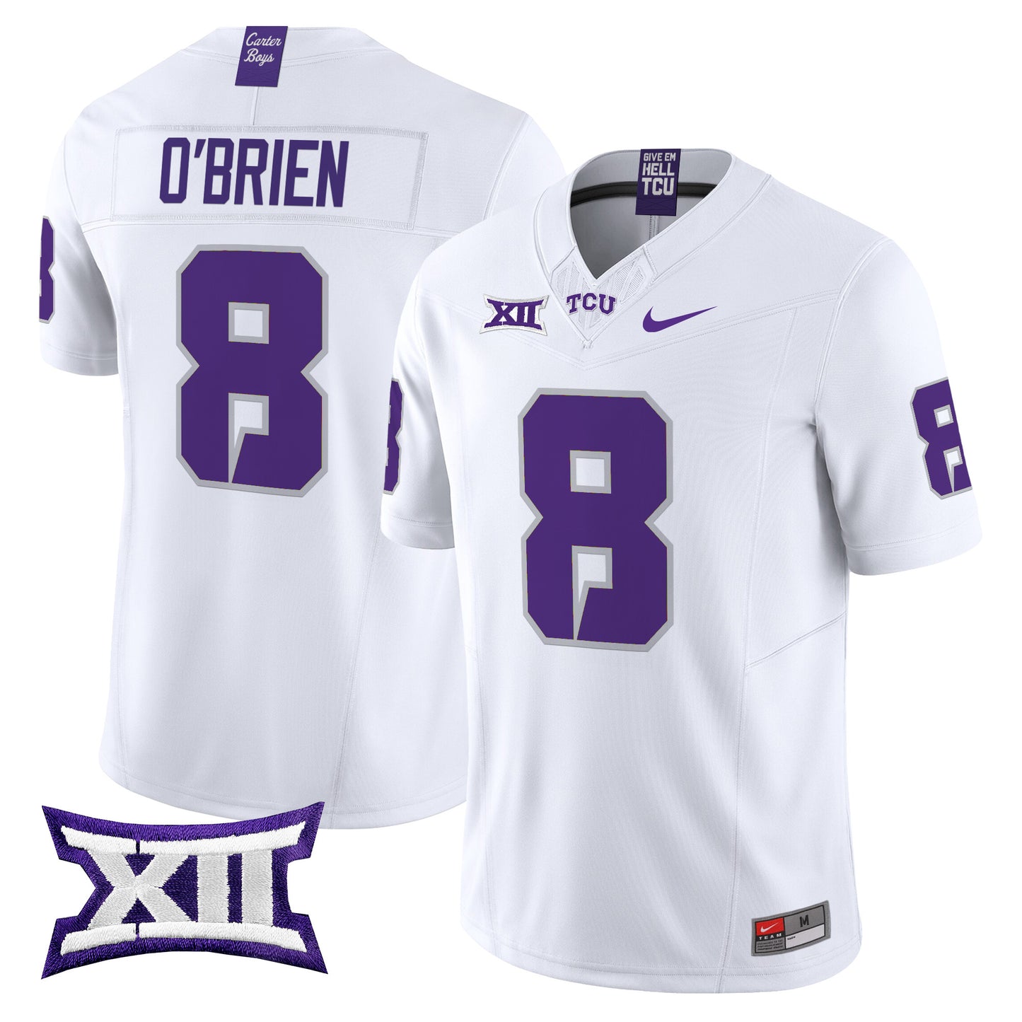 TCU Horned Frogs 2024 Vapor Limited Jersey - All stitched