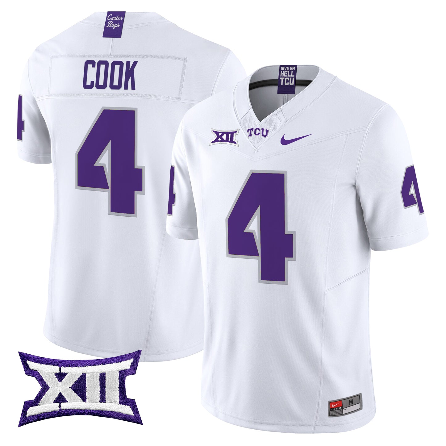 TCU Horned Frogs 2024 Vapor Limited Jersey - All stitched