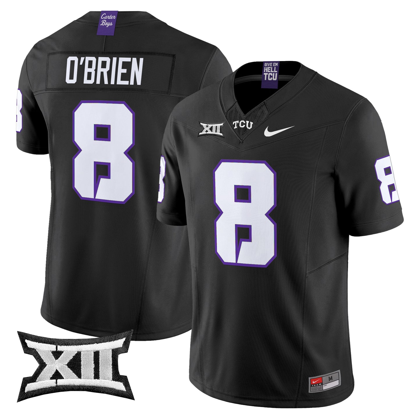 TCU Horned Frogs 2024 Vapor Limited Jersey - All stitched