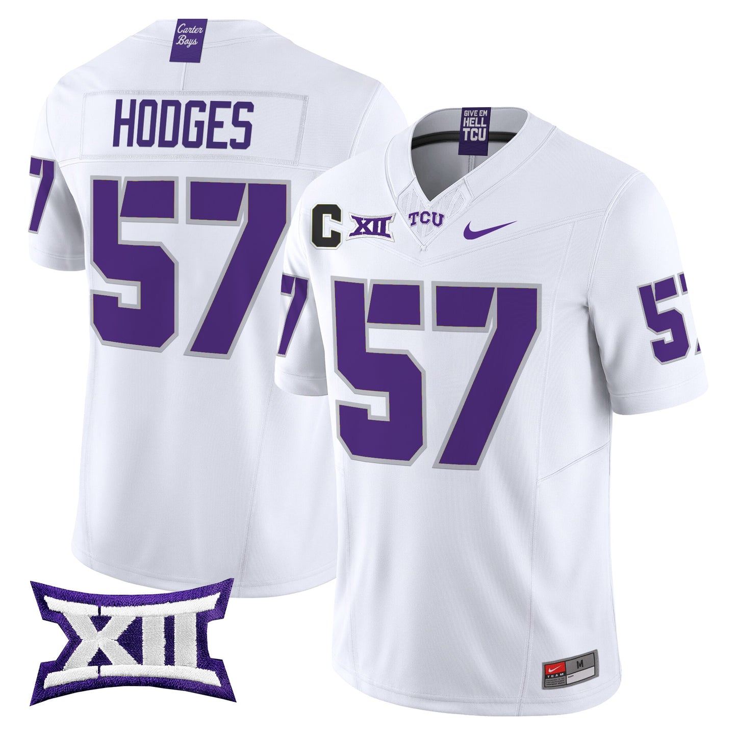 TCU Horned Frogs 2024 Vapor Limited Jersey - All stitched