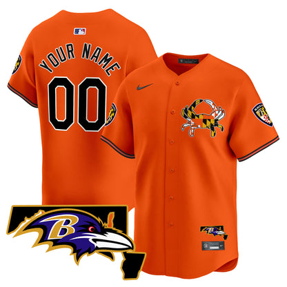 Baltimore Ravens 2024 Vapor Premier Baseball Custom Jersey - All Stitched