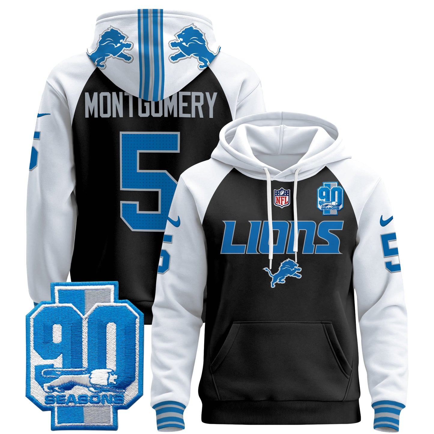 Detroit Lions 2024 Pullover Hoodie V2