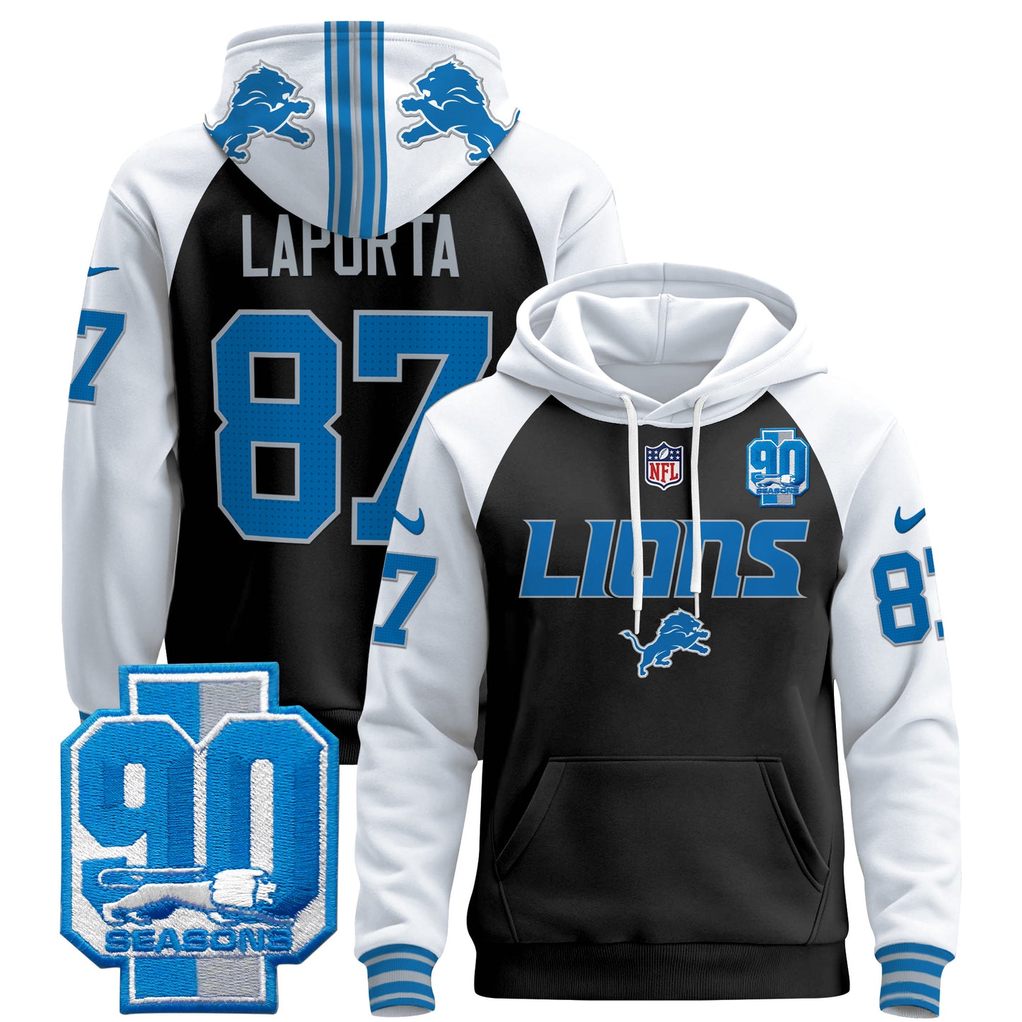 Detroit Lions 2024 Pullover Hoodie V2