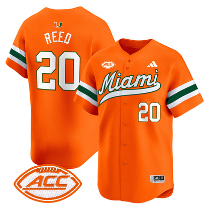 Miami Hurricanes 2024 Vapor Baseball Jersey - All Stitched