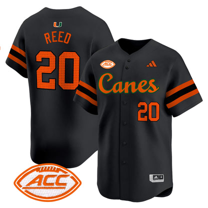 Miami Hurricanes 2024 Vapor Baseball Jersey V2 - All Stitched