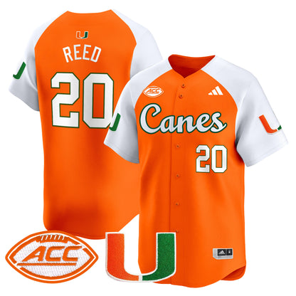 Miami Hurricanes 2024 Vapor Baseball Jersey V2 - All Stitched