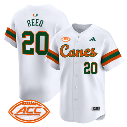 Miami Hurricanes 2024 Vapor Baseball Jersey V2 - All Stitched