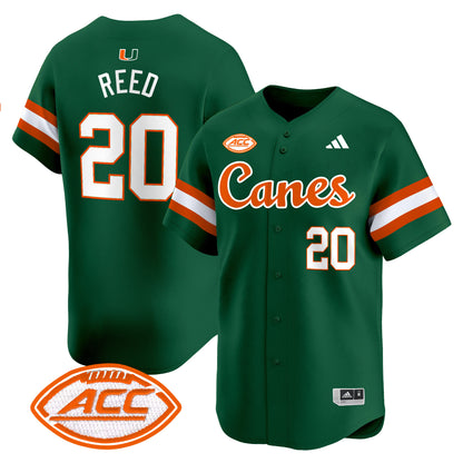 Miami Hurricanes 2024 Vapor Baseball Jersey V2 - All Stitched