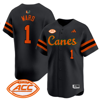 Miami Hurricanes 2024 Vapor Baseball Jersey V2 - All Stitched