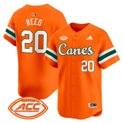 Miami Hurricanes 2024 Vapor Baseball Jersey V2 - All Stitched