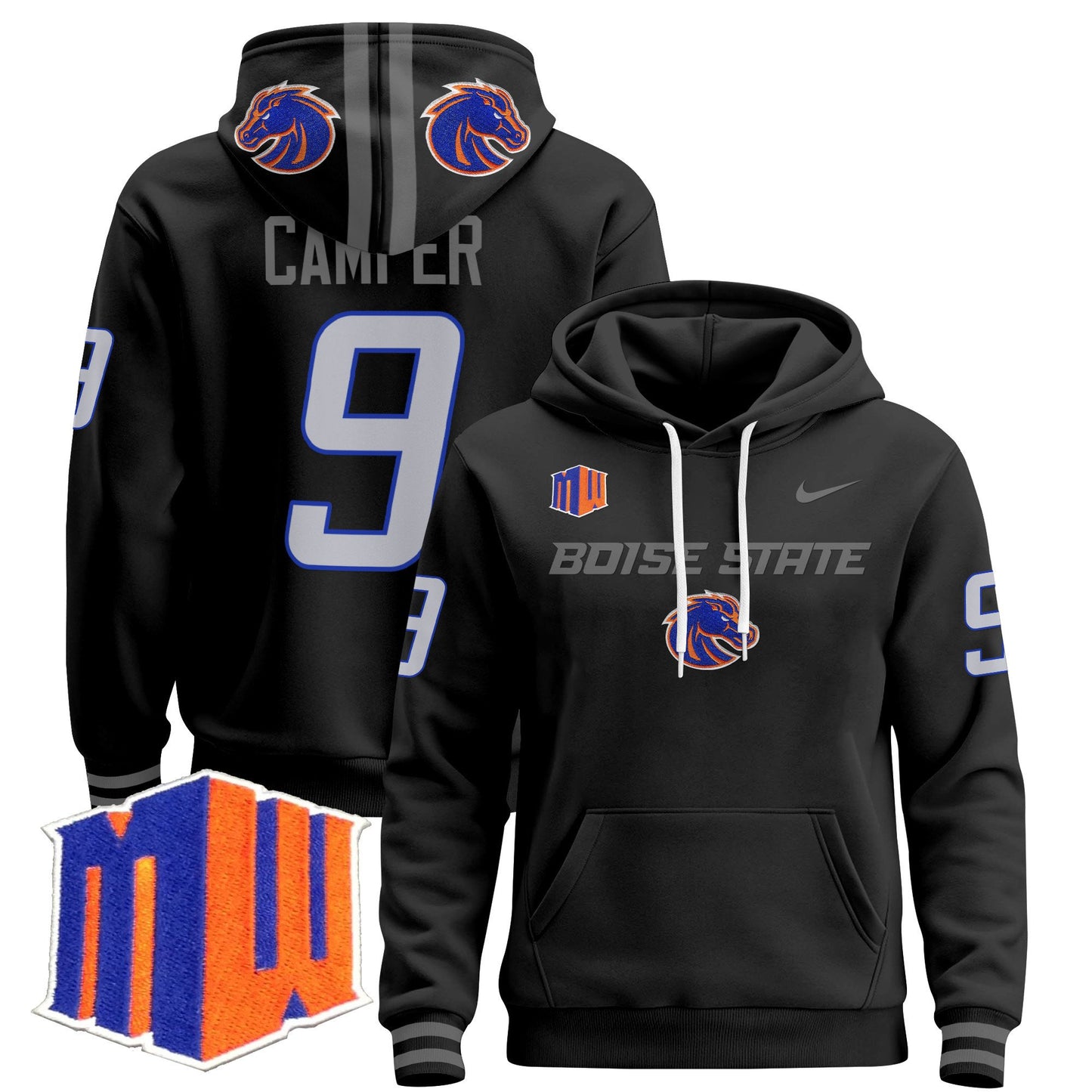Boise State Broncos 2024 Pullover Hoodie V2