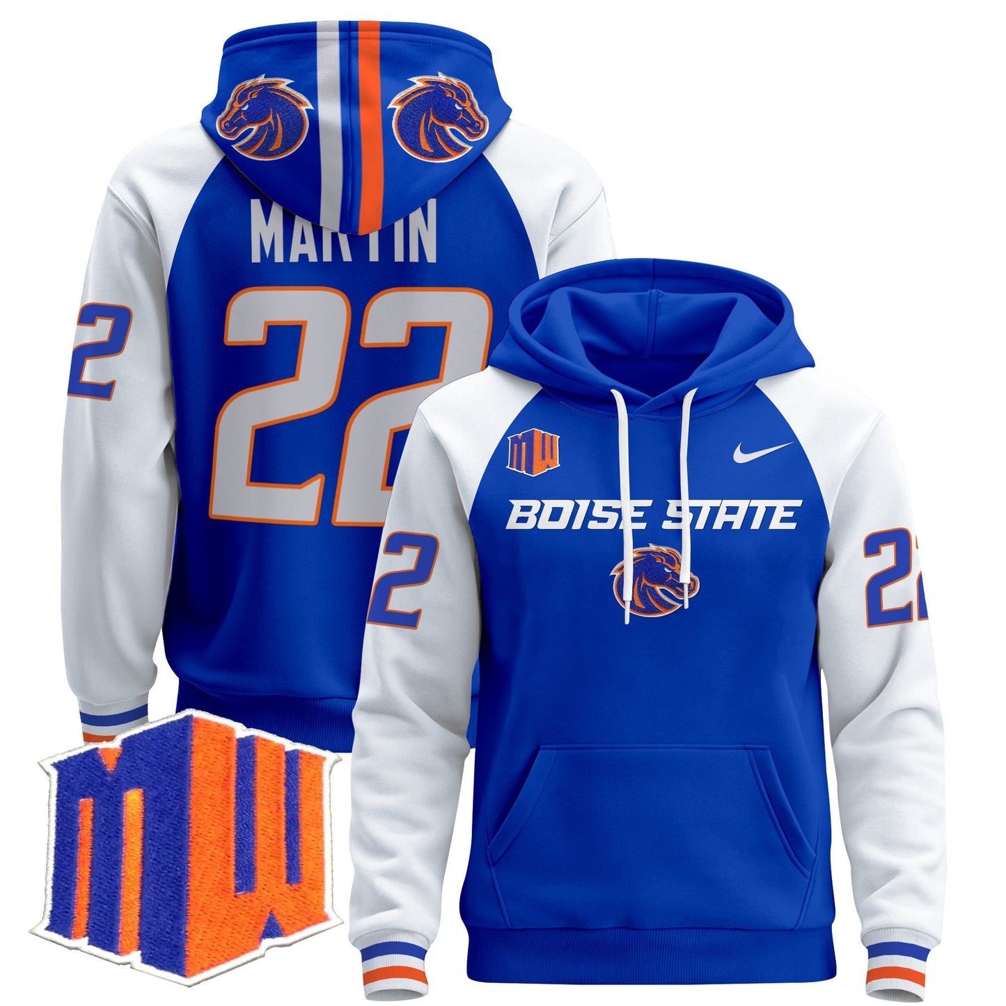 Boise State Broncos 2024 Pullover Hoodie V2