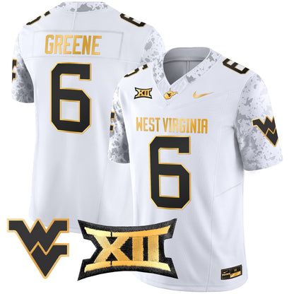 West Virginia Mountaineers 2024 Gold Vapor Limited Jersey - All Stitched