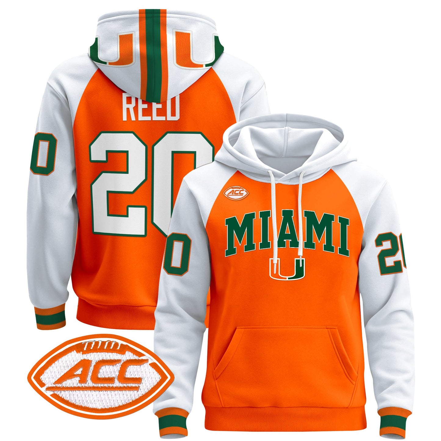 Miami Hurricanes 2024 Pullover Hoodie V2