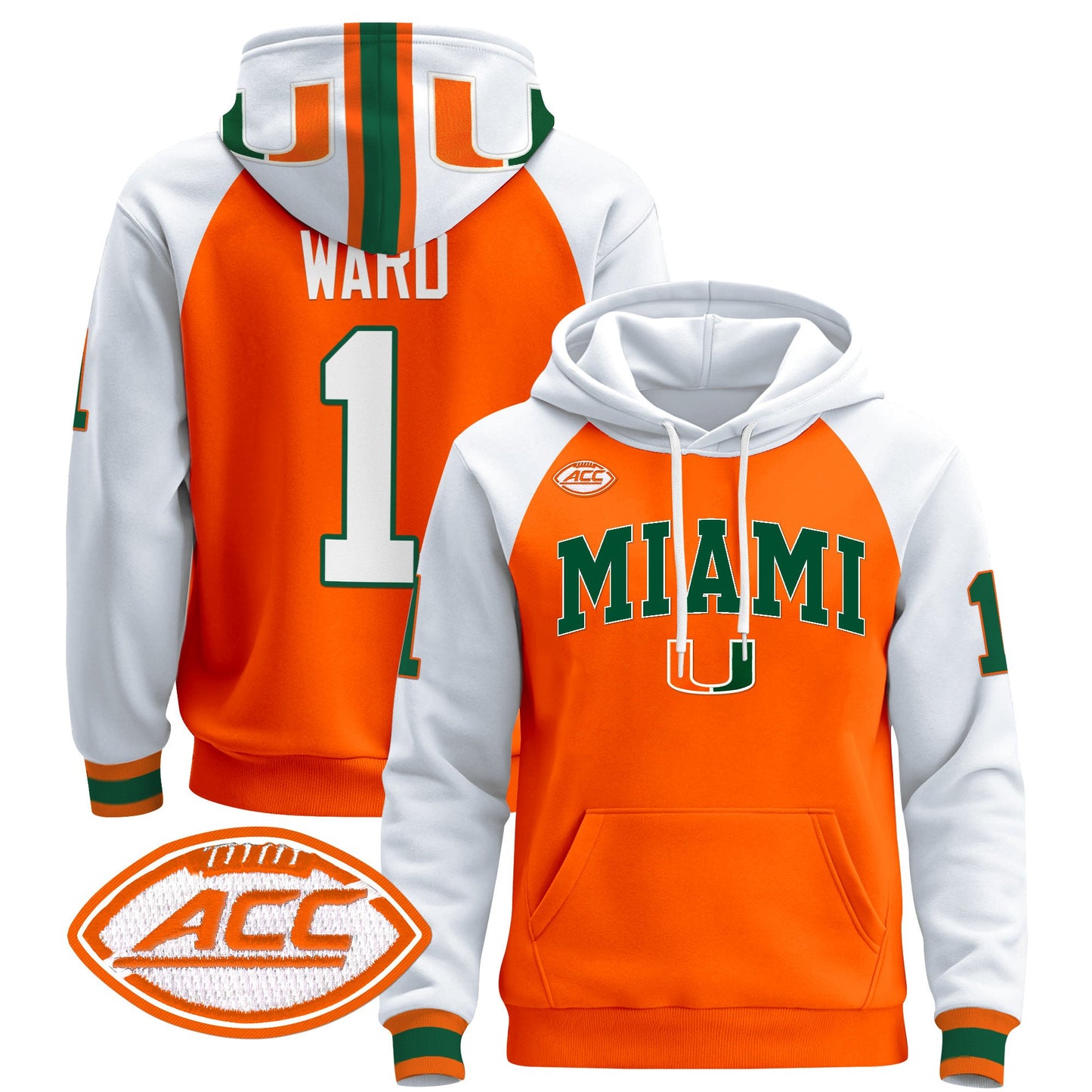 Miami Hurricanes 2024 Pullover Hoodie V2