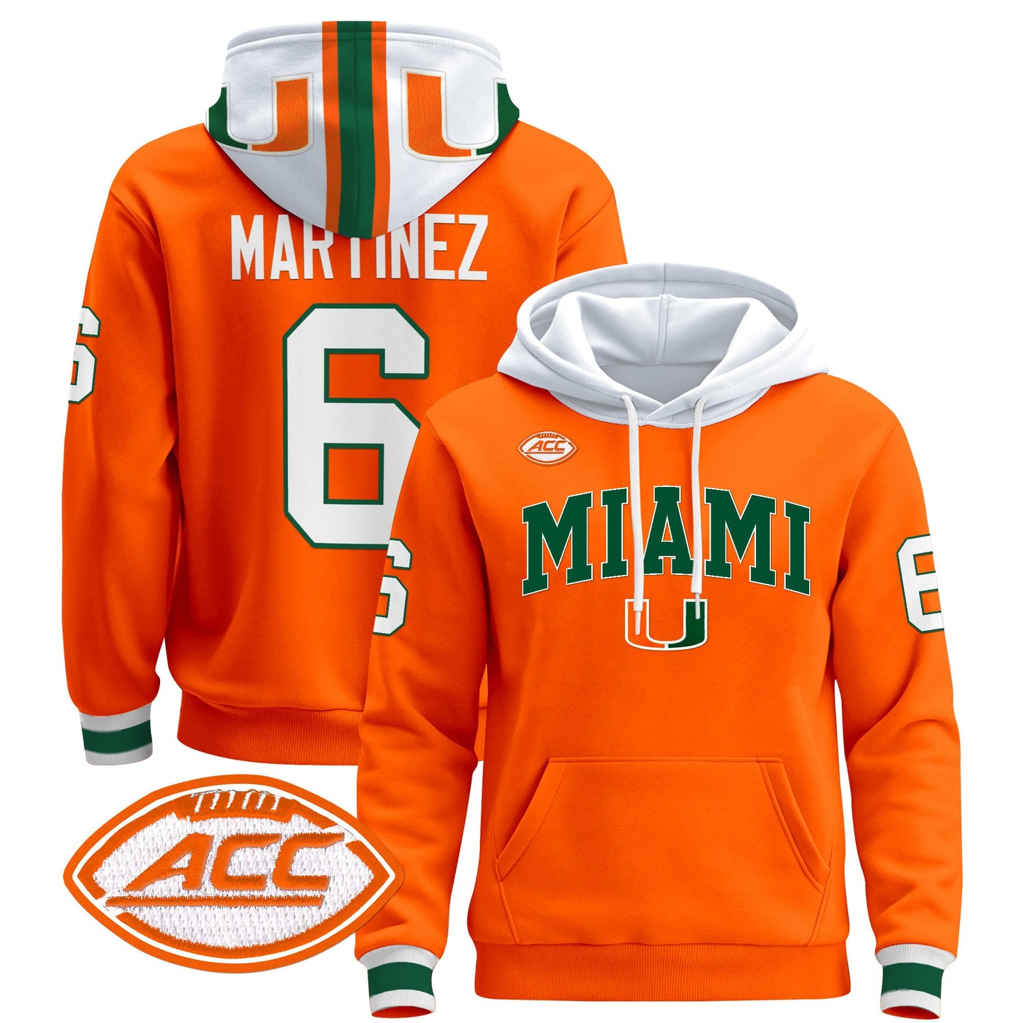 Miami Hurricanes 2024 Pullover Hoodie V2