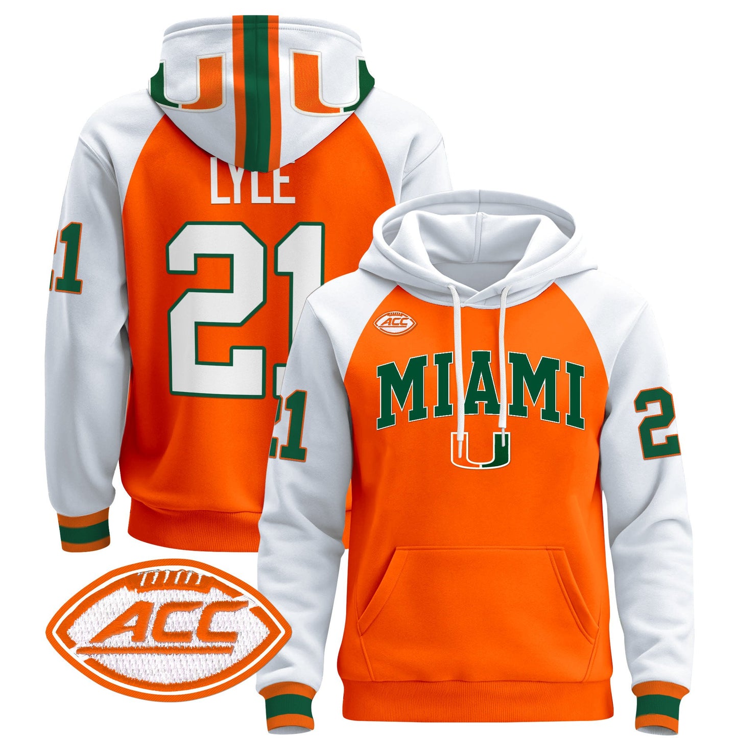 Miami Hurricanes 2024 Pullover Hoodie V2