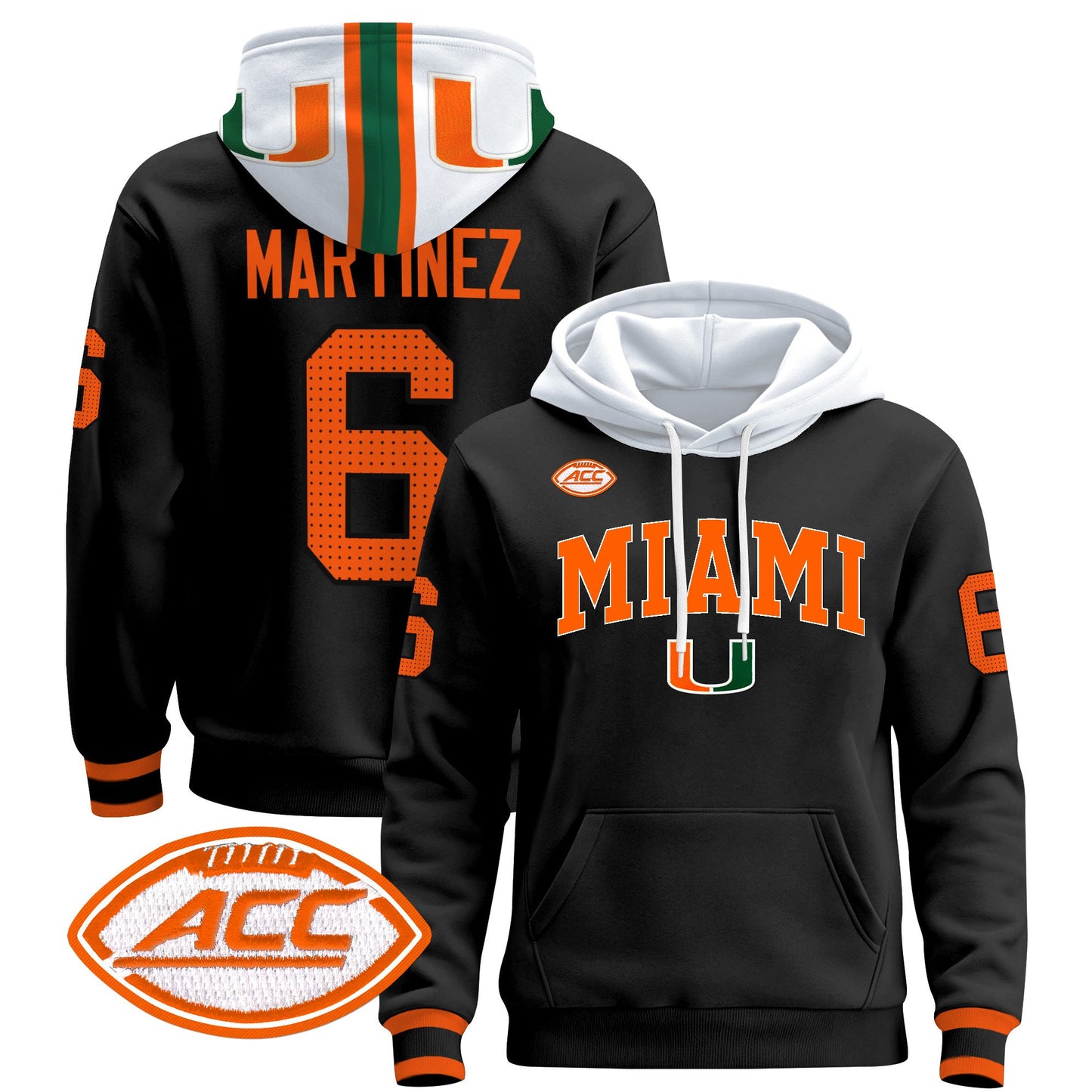 Miami Hurricanes 2024 Pullover Hoodie V2