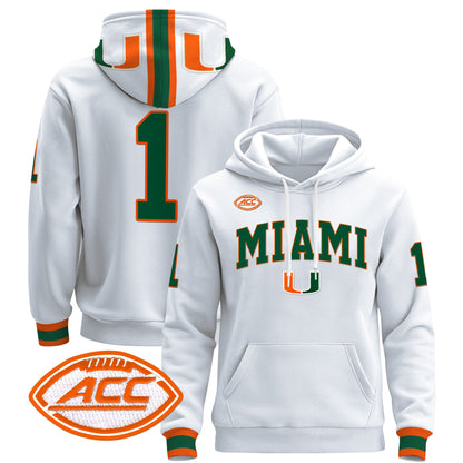 Miami Hurricanes 2024 Pullover Hoodie V2