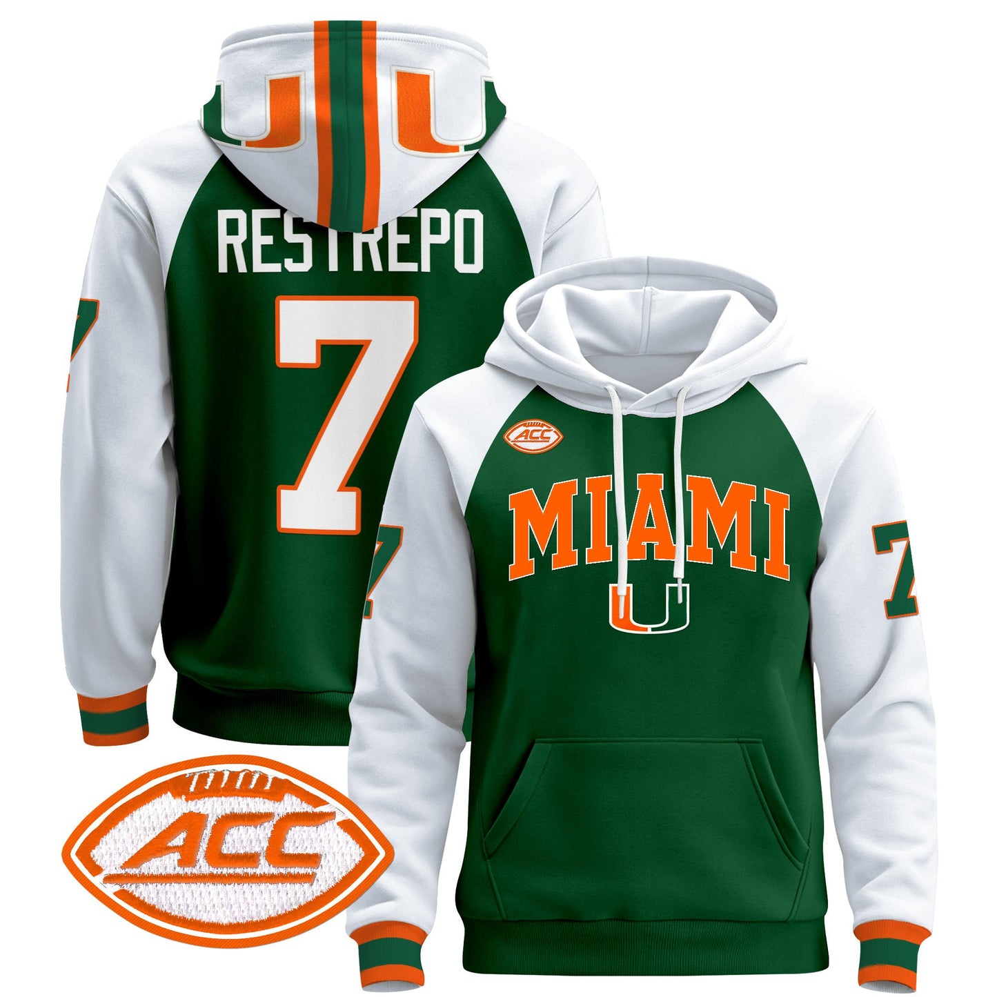 Miami Hurricanes 2024 Pullover Hoodie V2