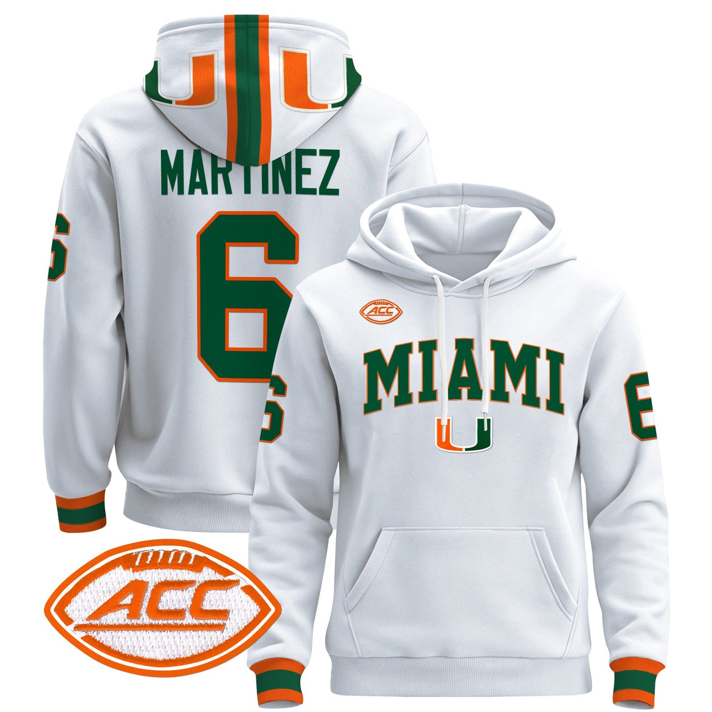 Miami Hurricanes 2024 Pullover Hoodie V2